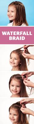 Kids Hair How To Do A Waterfall Braid Today S Parent Kids Hairstyles Waterfall Braid Girl Hair Dos