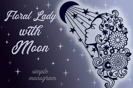 Download Floral Lady With Moon Graphic By Tatiana Cociorva Creative Fabrica