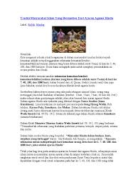 100 hari sebelum hari kematian. Tradisi Masyarakat Islam Yang Bersumber Dari Ajaran Agama Hindu Doc