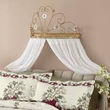 gold scroll bed crown with tiebacks seventh avenue bed crown bed crown canopy girly bedroom