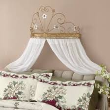 Crown canopy twin bed buying guide check out these different types of boiling. Gold Scroll Bed Crown With Tiebacks Seventh Avenue Bed Crown Bed Crown Canopy Girly Bedroom