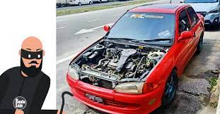 Car carbon sticker4d bonet myvi,viva,alza dan lain. Bonet Wira Evo Rm1 5k Kena Curi