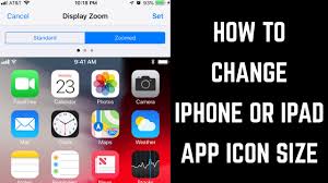 How To Change Iphone Or Ipad App Icon Size Youtube