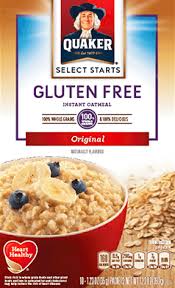 The nutrition facts for 35 ounces 100 grams of raw oats are calories. Quaker Gluten Free Oatmeal Gluten Free Watchdog Updated Position Statement Gluten Free Watchdog