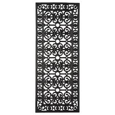 Smith Hawken Decorative Black Rubber Door Mat Rubber Door Mat Front Door Mats Black Front Doors