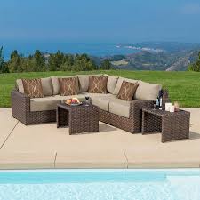 Newcastle 5 Piece Modular Seating Set Outdoor Remodel Patio Seating Sets Outdoor Furniture Sets
