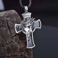 Maybe you would like to learn more about one of these? Christ Jesus Crucifix Pendant Necklace Metal Silver Gold Cross Chain Men Jewelry Gift Christian Jewelry Wish