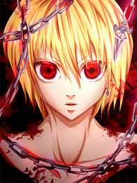 In the nostrade's mansion, kurapika and the other applicants for the positions of neon's bodyguards receive data cards listing various items and are told to retrieve one of them. Anime 846938 Hunter X Hunter Kurapika And Scarlet Eyes On Favim Com