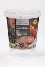 co op labelled soup pot packaging soup design tomato lentil soup lentil chilli hearty soups