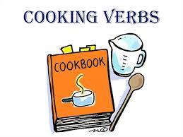 A prepositional verb is an idiomatic expression that combines a verb and a preposition to make a new verb wit. Cooking Verbs Online Presentation