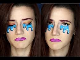 crying face cartoon ic makeup