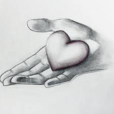 Herz Hand Heart Drawing Heart Pencil Drawing Drawings For Him