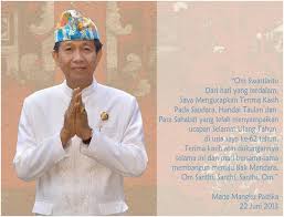 Namun menikah bukanlah semudah membalikkan telapak tangan, tentunya ada beberapa persyaratan yang harus kita penuhi yaitu saat kita telah. Gambar Ucapan Selamat Ulang Tahun Bahasa Bali
