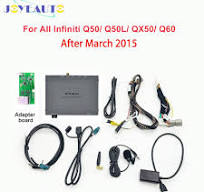 For Infiniti Carplay Android Auto Retrofit Decoder Q50 Q60 Interface 2015-2019