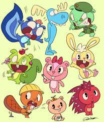 Cuddles is one of the main characters of happy tree friends, and is the main protagonist in the show, along with giggles, toothy, and lumpy.he is considered the original happy tree friends character and also the show's official mascot, despite shifty being created first. Pin On Cosas De Pokemon
