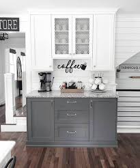You can then use storage items like drawers, jars and. Modern Kitchen With Coffee Bar Novocom Top