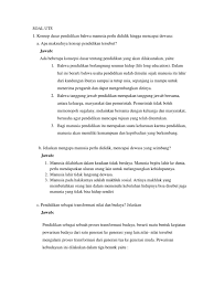 Maybe you would like to learn more about one of these? Soal Uts Landasan Pendidikan Pdf