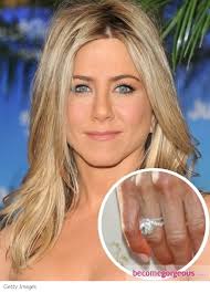 Jennifer aniston and brad pitt have been rumored to be back together, and the friends alum has been spotted with her old engagement ring. Pictures Celebrity Engagement Rings Jennifer Aniston Engagement Ring