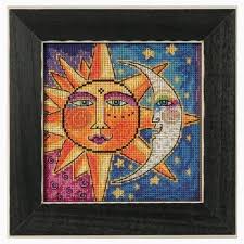 Moda 12 pack fat quarter 2016; Laurel Burch Celestial Sister Sun Brother Moon From Mill Hill Other Collections Cross Stitch Kits Kits Casa Cenina