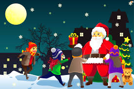 Mikołaj, Grafika, Dzieci, Boże Narodzenie