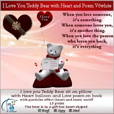 This was a good resource for this question; Second Life Marketplace I Love You White Teddy Bear Heart Balloon Pillow Book With Love Poem And Particle Effect Heart Stars On Off In Gift Box