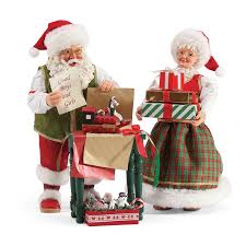 But i hear you're a bit of a history buff.' 'what did mrs claus say to santa claus when she looked up into the sky?' 'looks like rain, dear!' Possible Dreams Mr And Mrs Santa Figurine From Department 56 6003442 Flossie S Gifts And Collectibles