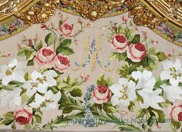Plays With Needles The Bed Chamber Of Marie Antoinette Marie Antoinette Floral Flower Patterns