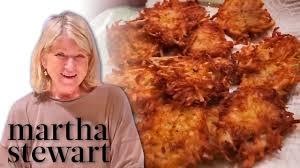 Martha Stewart Makes Big Martha S Latke Recipe Homeschool Martha Stewart Stayhome Withme Youtube Latkes Recipes Recipes Cooking Recipes