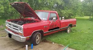 Image result for Graphic Red 1986 Dodge Truck