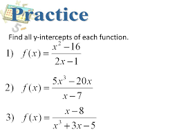 How do you calculate slope and y intercept? Discussion X Intercepts Ppt Video Online Download