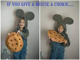 My Son S Homemade If You Give A Mouse A Cookie Costume From A Few Years Ago The Cookie Was Turn Cookie Costume Funny Halloween Costumes Teacher Costumes