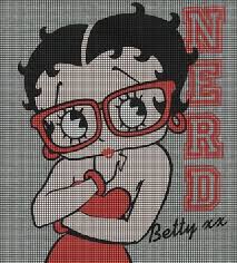 Betty Boop Nerd Crochet Pattern