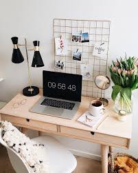gold wire wall grid shelf clips mood board photo frame wall grid wire memo board metal grid notice board office organization home office design study room decor decor