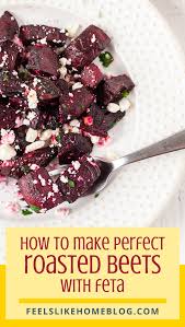 Oven Roasted Red Beets With Low Carb Balsamic Glaze And Feta Cheese In 2020 Red Beets Recipe Feta Recipes Beet Recipes