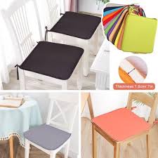 Italian fabric chair cushions with ties seat pads cushion pads kitchen garden. Thin Chair Cushion Sponge Chair Pads With Ties Nonslip Rubber Back Square 15 7 X 15 7 Dining Chair Seat Cove Buy At A Low Prices On Joom E Commerce Platform