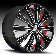 Scarlet Raquel Sw 6 Matte Black Red Suv Matte Black Machined Red Inner Lip Rims And Tires Wheel Rims Rims For Sale