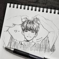 See more ideas about roblox, cool avatars, roblox pictures. Jungkook Fanart Credits To Person Who Drew This Bts Drawings Art Kpop Sketches