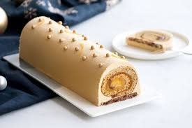 Buche Orange Passion Et Dulcey Empreinte Sucree Dulcey Cuisson De Noel Biscuit Roule