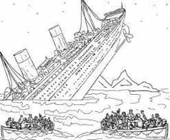 Printable Titanic Coloring Pages For Kids Titanic Sinking Coloring Pages Titanic Drawing