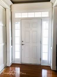 Knowing what best paint finish used for interior doors is highly important when painting a home. How To Paint Doors Anne S Entryway Makeover Simply2moms
