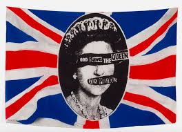 The song was released during queen elizabeth ii's silver jubilee in 1977. Reid Jamie God Save The Queen Banner For The Sex Pistols 1977 Mutualart