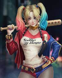 Harley quinn drawing harley quinn cosplay joker and harley quinn gotham anime w daddys lil monster arte dc comics injustice 2 dc characters. Anime Harley Quinn Wallpapers Top Free Anime Harley Quinn Backgrounds Wallpaperaccess