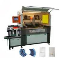 Stampante serigrafica automatica a 1 colore che carica e scarica la  macchina da stampa serigrafica con copertura antipolvere