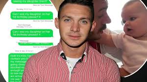 Former TOWIE star Kirk Norcross is begging ex fiancée to see their baby  girl