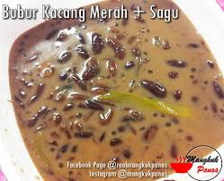 Makanan ini juga bisa dijadikan pengganti nasi putih biasa. Mangkuk Panas Bubur Kacang Merah Dgn Sagu Resepi Asal Facebook