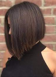 Angled Bob In 2021 Line Bob Haircut Bobs Haircuts Angled Bob Hairstyles