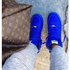 Nike Air Force 1 High Womens Qk University Blue Sneakers Nike Shoes Outlet Trending Shoes
