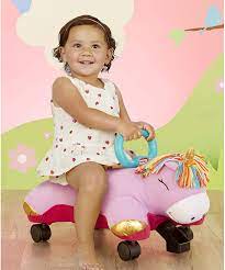 Hold on tight to the handle and scoot around on four caster wheels that let 'em make tight turns and roll wherever they want! Buy Little Tikes Unicorn Pillow Racer Soft Plush Ride On Toy For Kids Ages 1 5 Years And Up Online In Greece B08dqsyycm