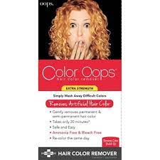 Cover hair with a plastic cap, if desired. Color Oops Hair Color Remover 4 1 Fl Oz Target