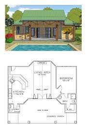 Maybe you would like to learn more about one of these? Coastal House Plan 57863 Total Living Area 932 Sq Ft 1 Bedroom And 1 5 Bathrooms Coast Coastal House Plans Pool House Plans Craftsman Style House Plans